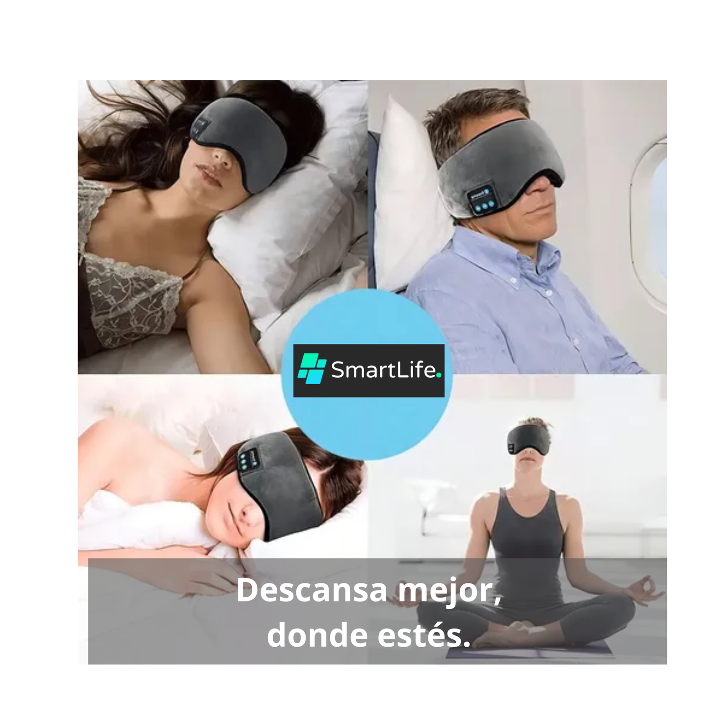 SmartSleep | Antifaz de Descanso con Audio Integrado